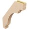 Ekena Millwork 3-inch W x 18-inch D x 24-inch H Pescadero Rough Cedar Woodgrain TimberThane Knee Brace, Primed BRCUR03X18X24PECRCPR - alternate 2